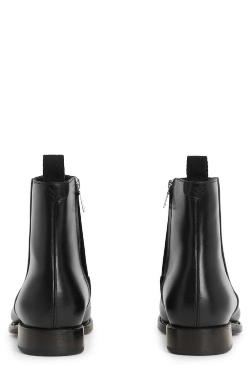John Varvatos Regent Zip Ankle Boot In Black