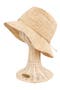 Crochet Raffia Bucket Hat