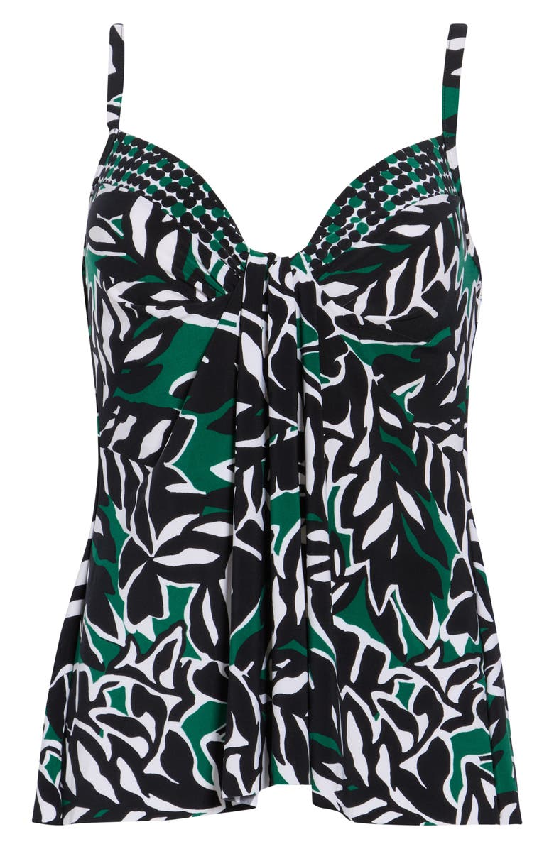 Miraclesuit<sup>®</sup> Palma Verde Marina Tankini Bikini Top, Alternate, color, Blm