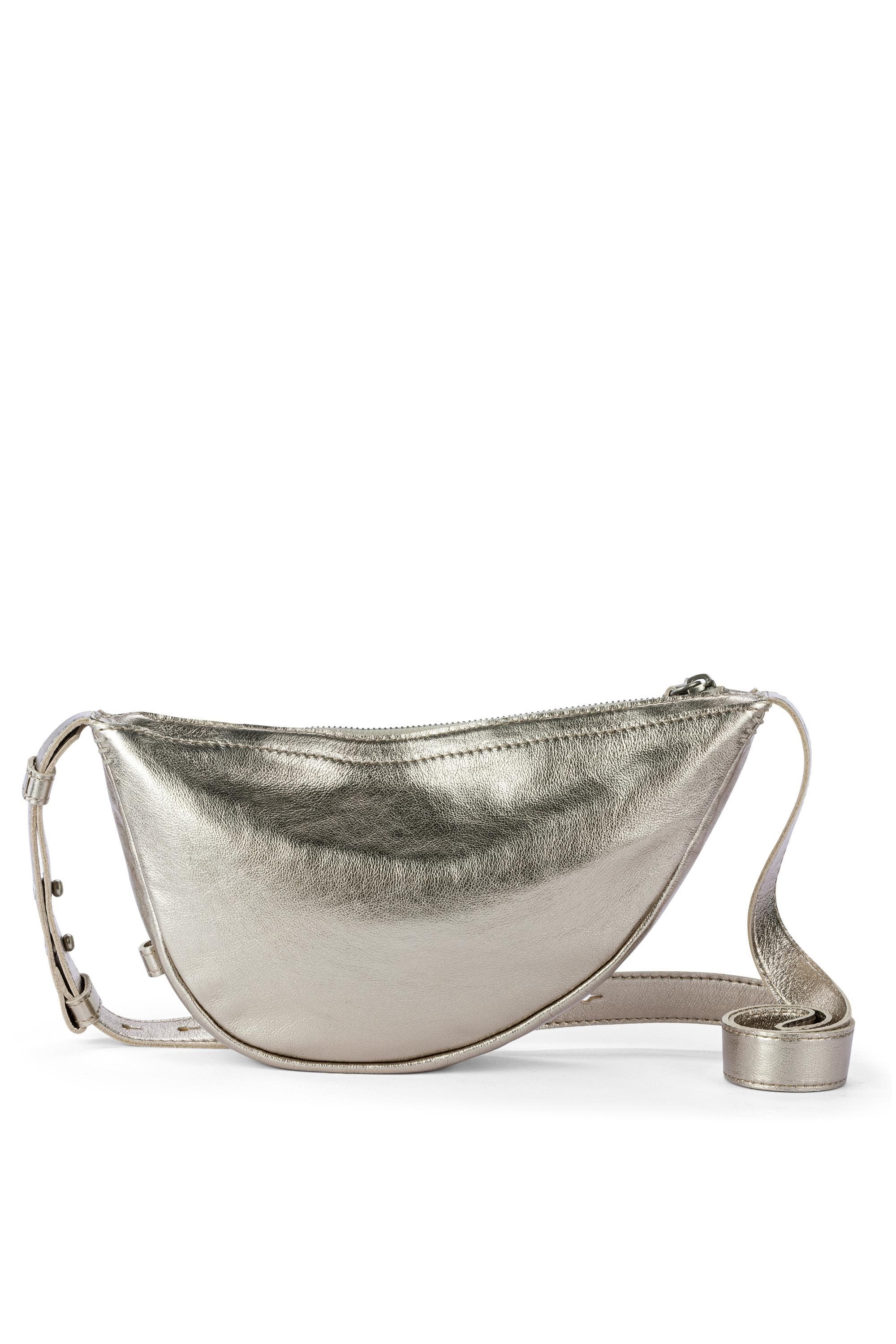 Tess Sling Leather Bag, Alternate, color, Pyrite