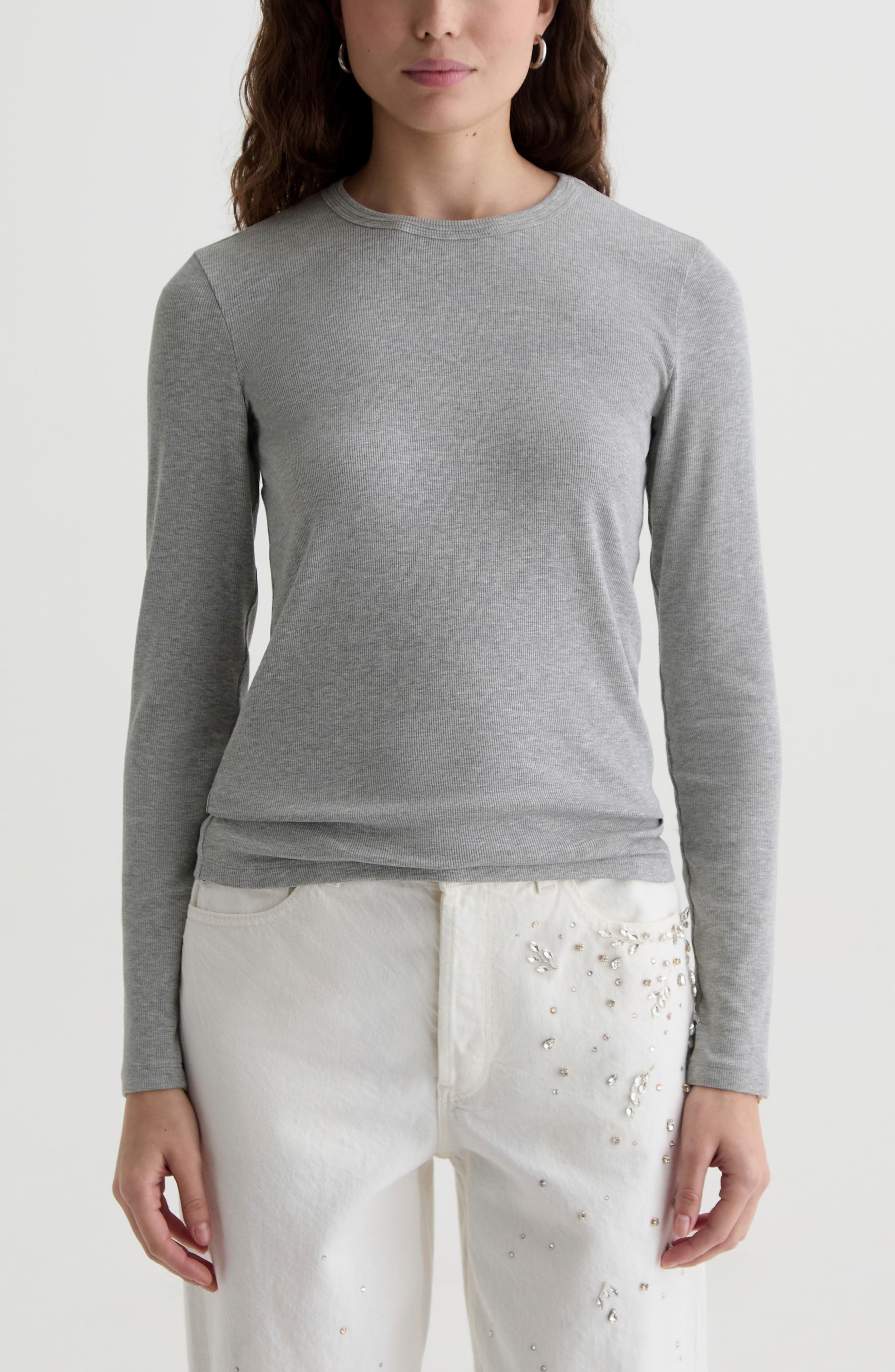 Julia Rib Long Sleeve Top - image 3