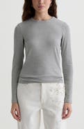 AG Julia Rib Long Sleeve Top