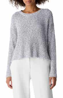 Crewneck Organic Cotton Blend Sweater