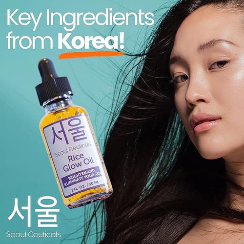 Seoul Ceuticals Korean Skincare Rice Glow Oil In Clear