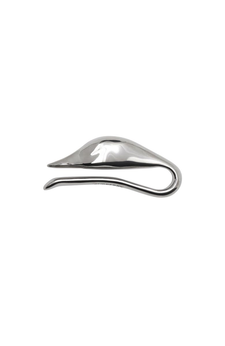 Burberry Duck Tie Bar, Main, color, Silver