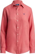 Polo Ralph Lauren Classic Fit Linen Button-Up Shirt