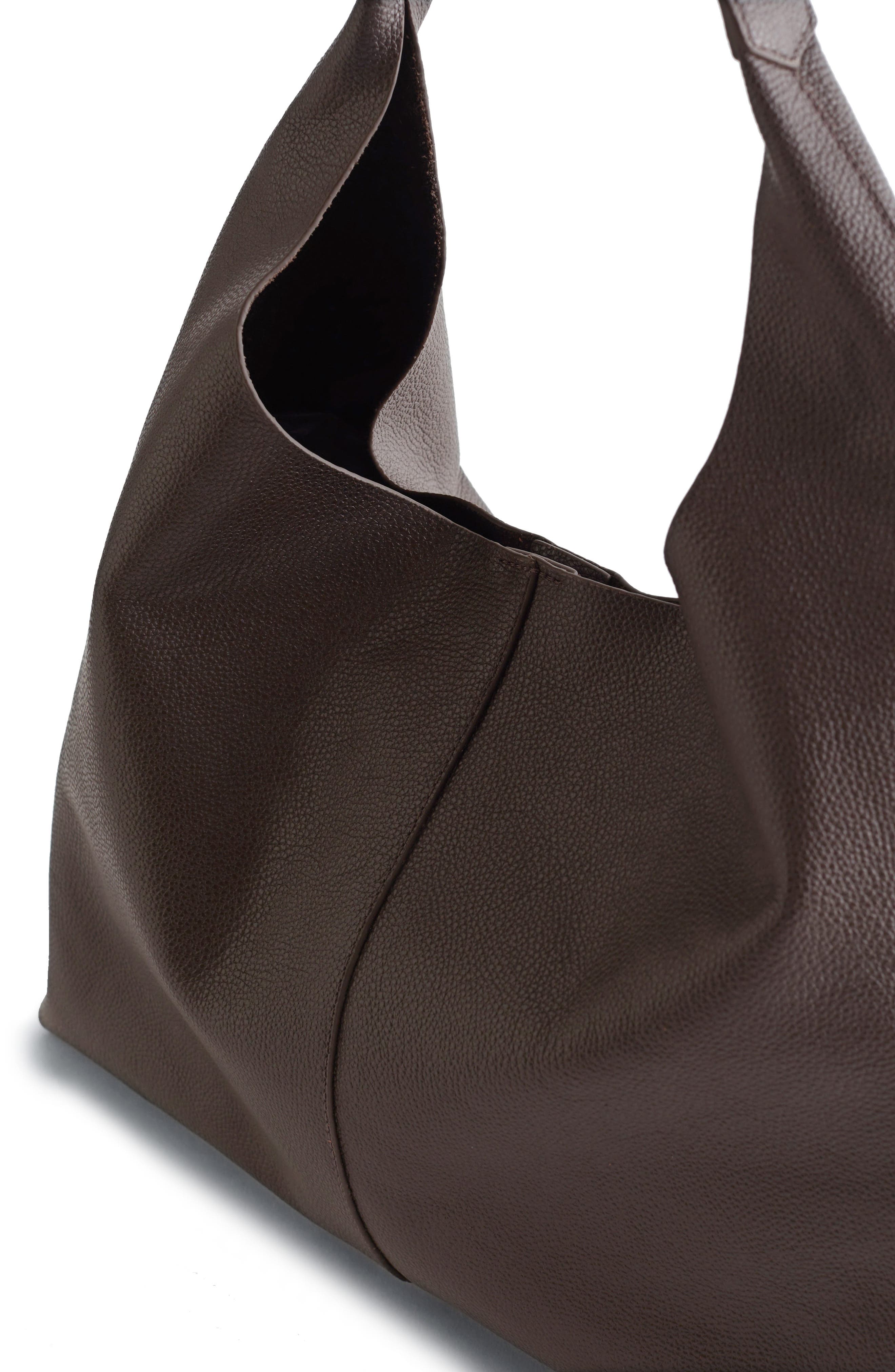 & Other Stories Leather Tote, Alternate, color, 