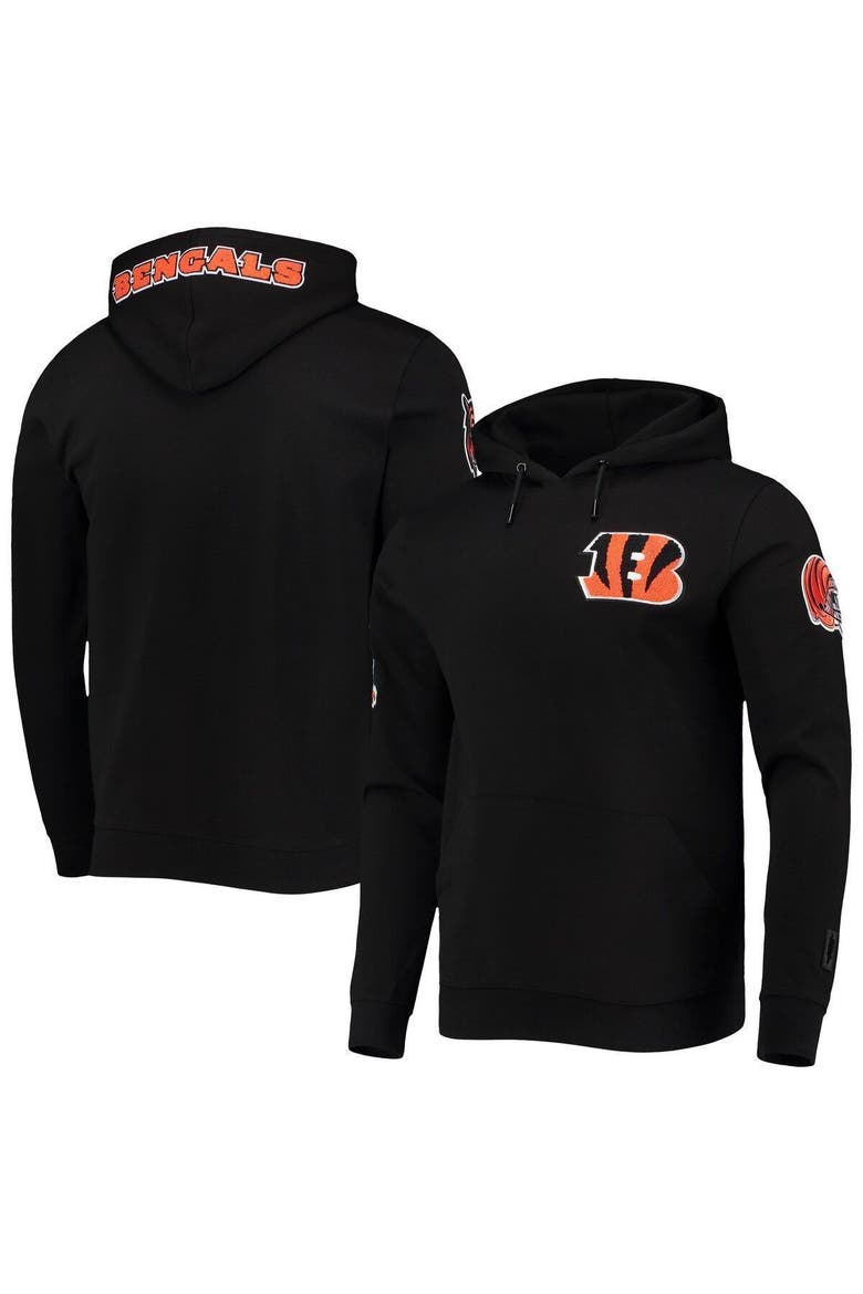 Men's Pro Standard Black Cincinnati Bengals Logo Pullover Hoodie, Main, color, Black