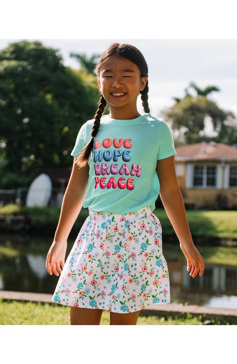 Girls Plus Smocked Skort