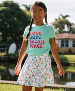 Lands' End Girls Plus Smocked Skort