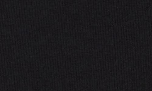 Sanctuary Cap Sleeve Ribbed Crossover T-shirt In Black
