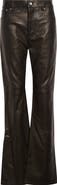 Rabanne Flare Lambskin Leather Pants