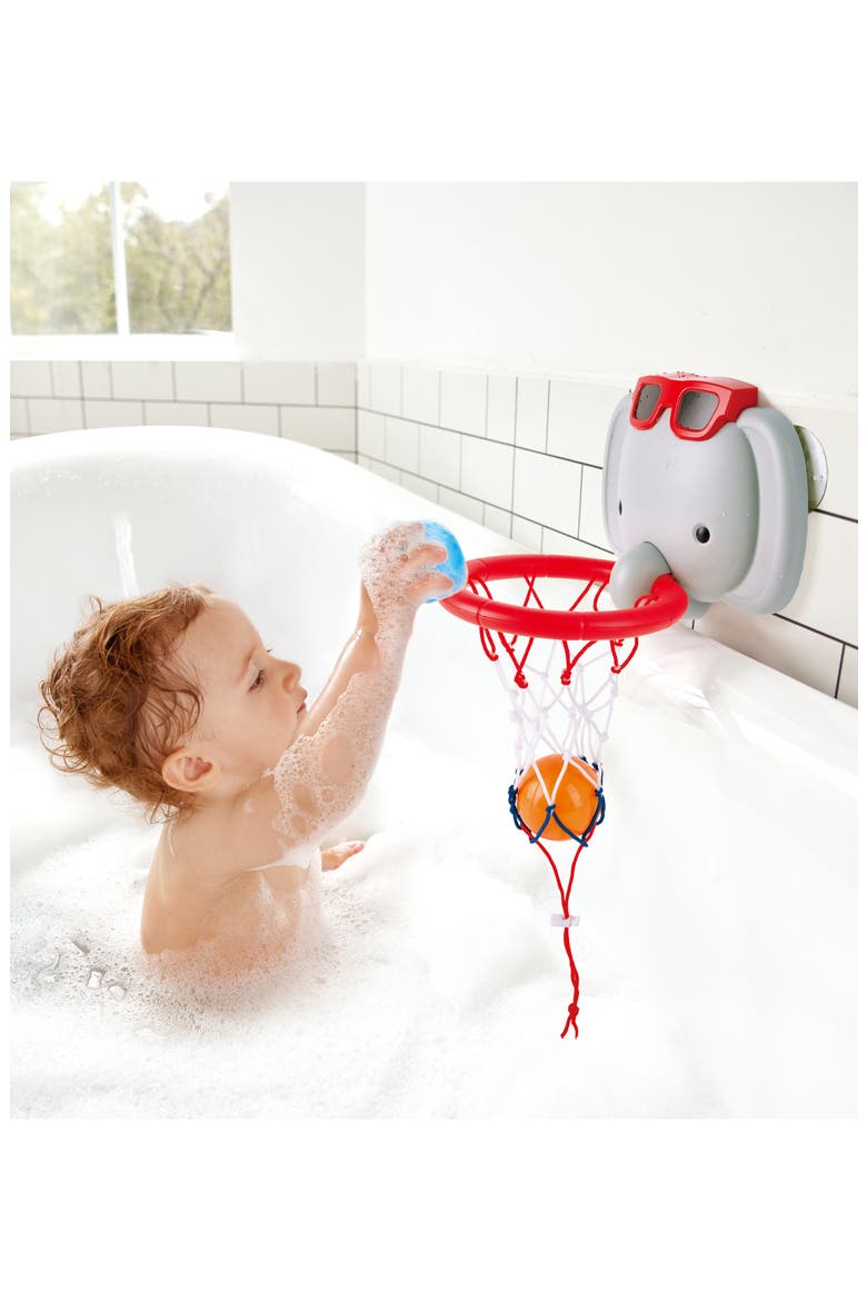 Bath Basketball Elephant Pal Bathtub Shooting Game, Alternate, color, MULTIPLECOLOR