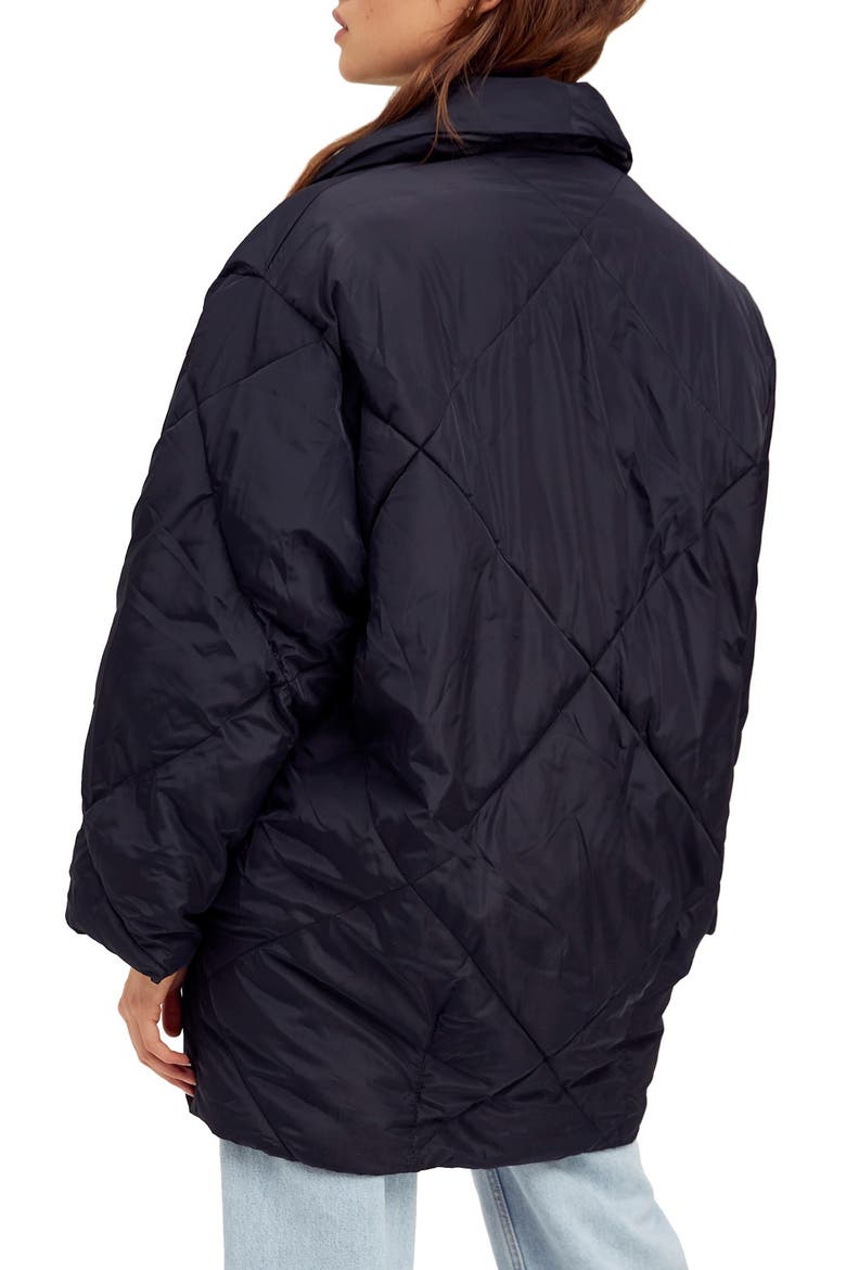 Ella Puffer Coat, Alternate, color, BLACK