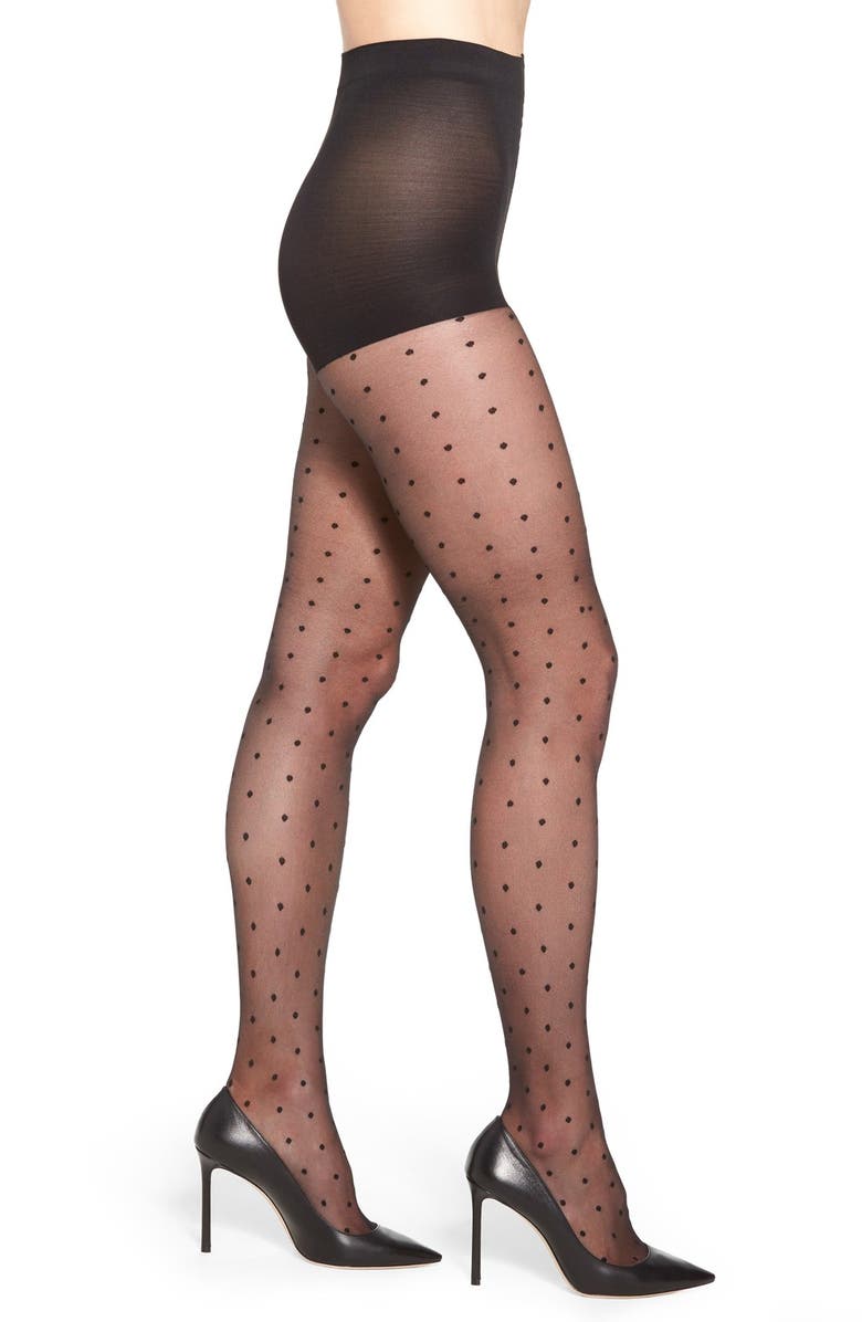 Nordstrom Polka Dot Tights, Main, color,