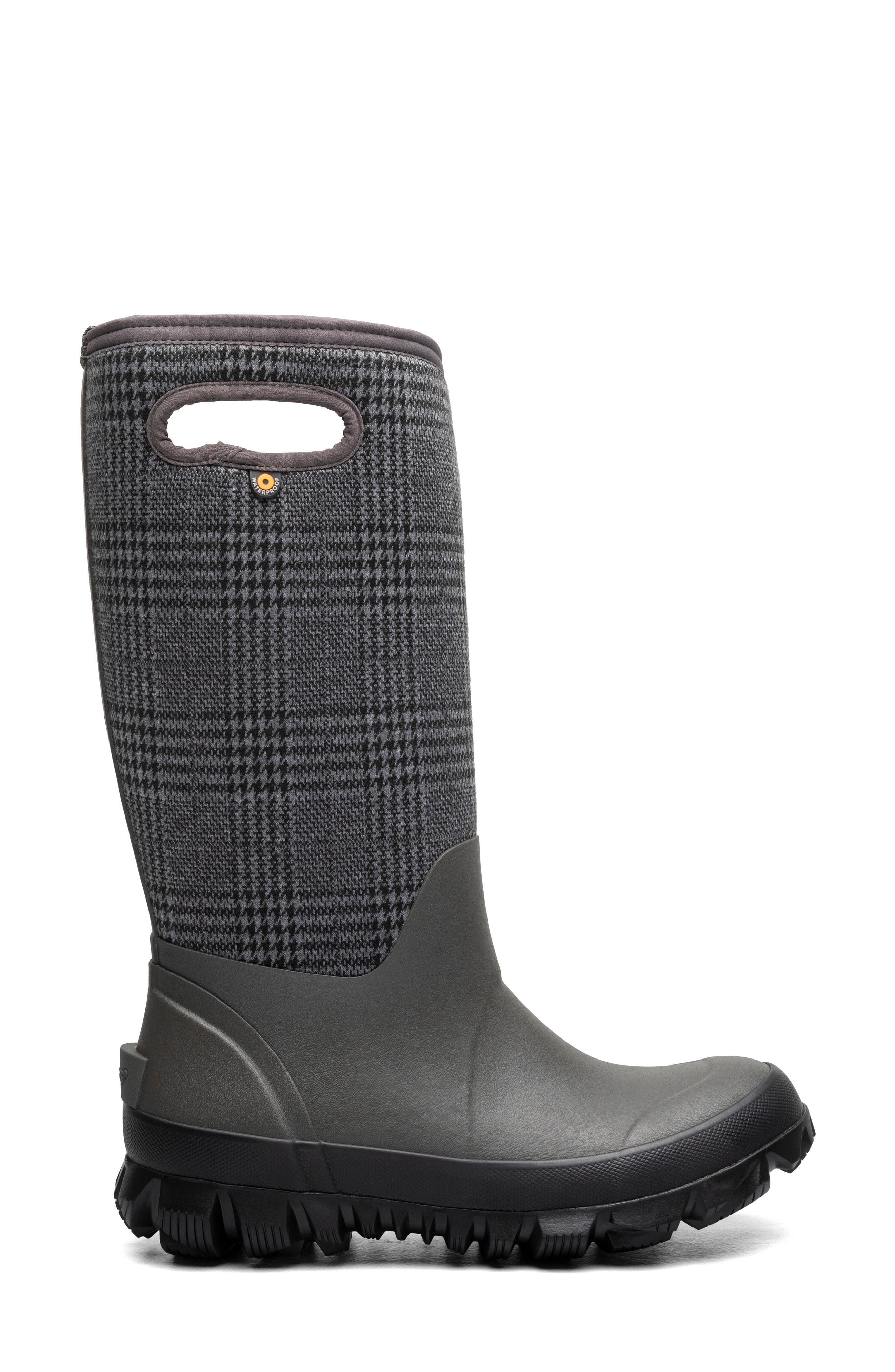 Bogs Whiteout Faded Waterproof Boot, Alternate, color, Cement Multi