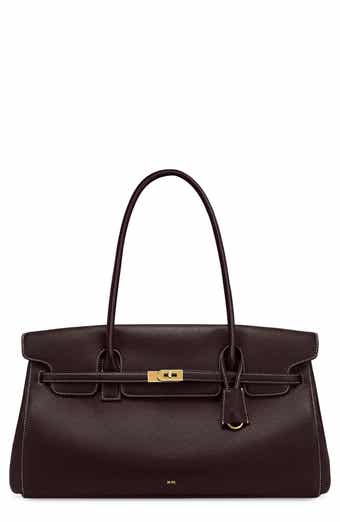Large Yara Faux Leather Shoulder Bag
