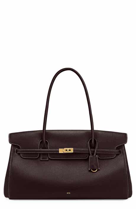 Large Yara Faux Leather Shoulder Bag