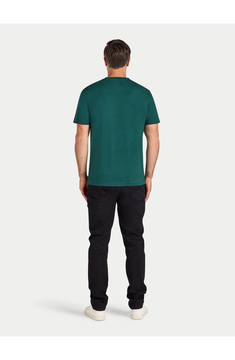 Raging Bull Embroidered Union Jack Bull T-Shirt, Alternate, color, Forest