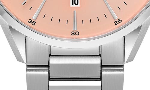 Vincero Icon Salmon Dial Automatic Bracelet Watch, 41mm In Salmon