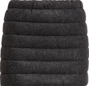 LaQuan Smith Low Rise Quilted Miniskirt