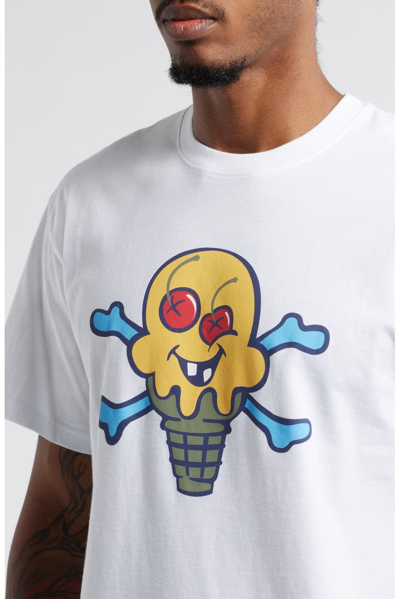Cones & Bones Graphic T-Shirt, Alternate, color, WHITE