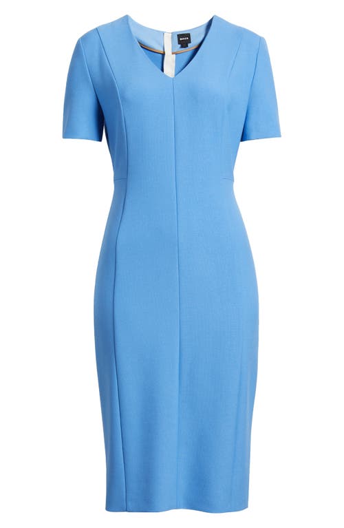 HUGO BOSS BOSS DAMAISA SHEATH DRESS 