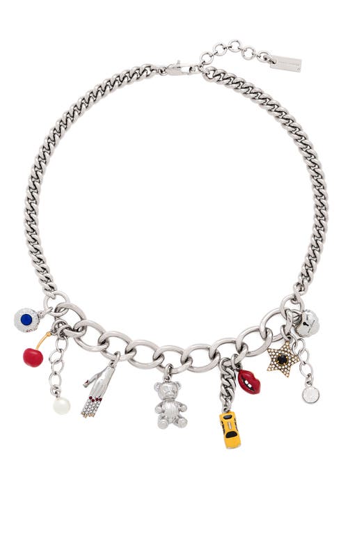 Marc Jacobs The Trinket Charm Necklace In Multi