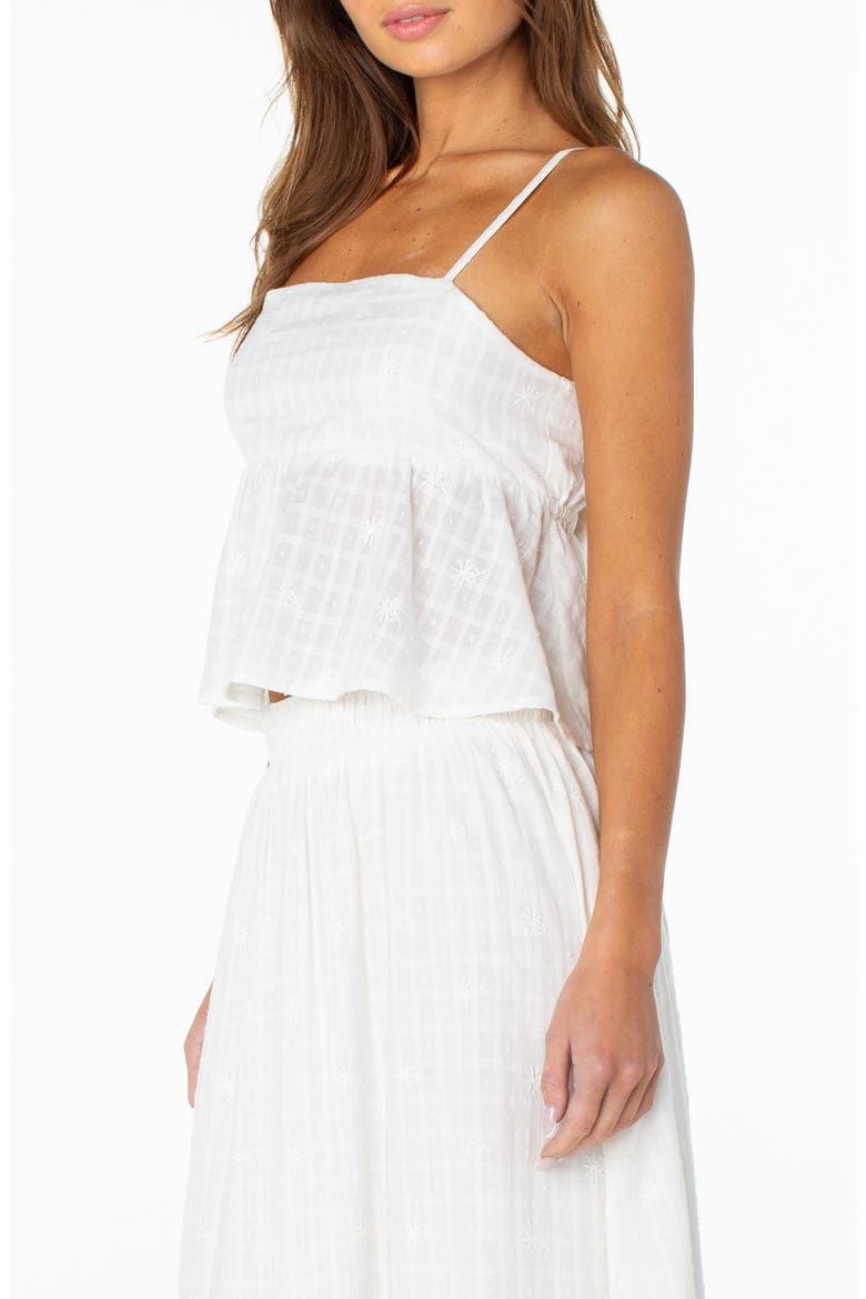 Pierside Texture Flouncy Camisole, Alternate, color, COCONT MLK