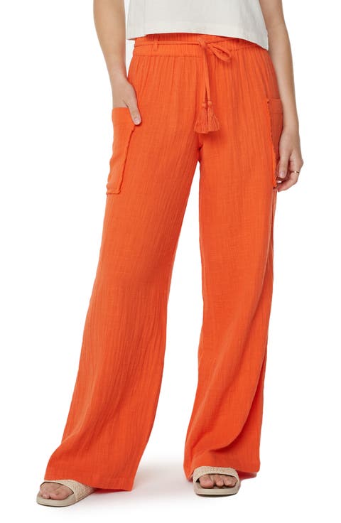 Sea Goldie Wide Leg Cotton Pants