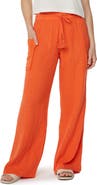 Roxy Sea Goldie Wide Leg Cotton Pants