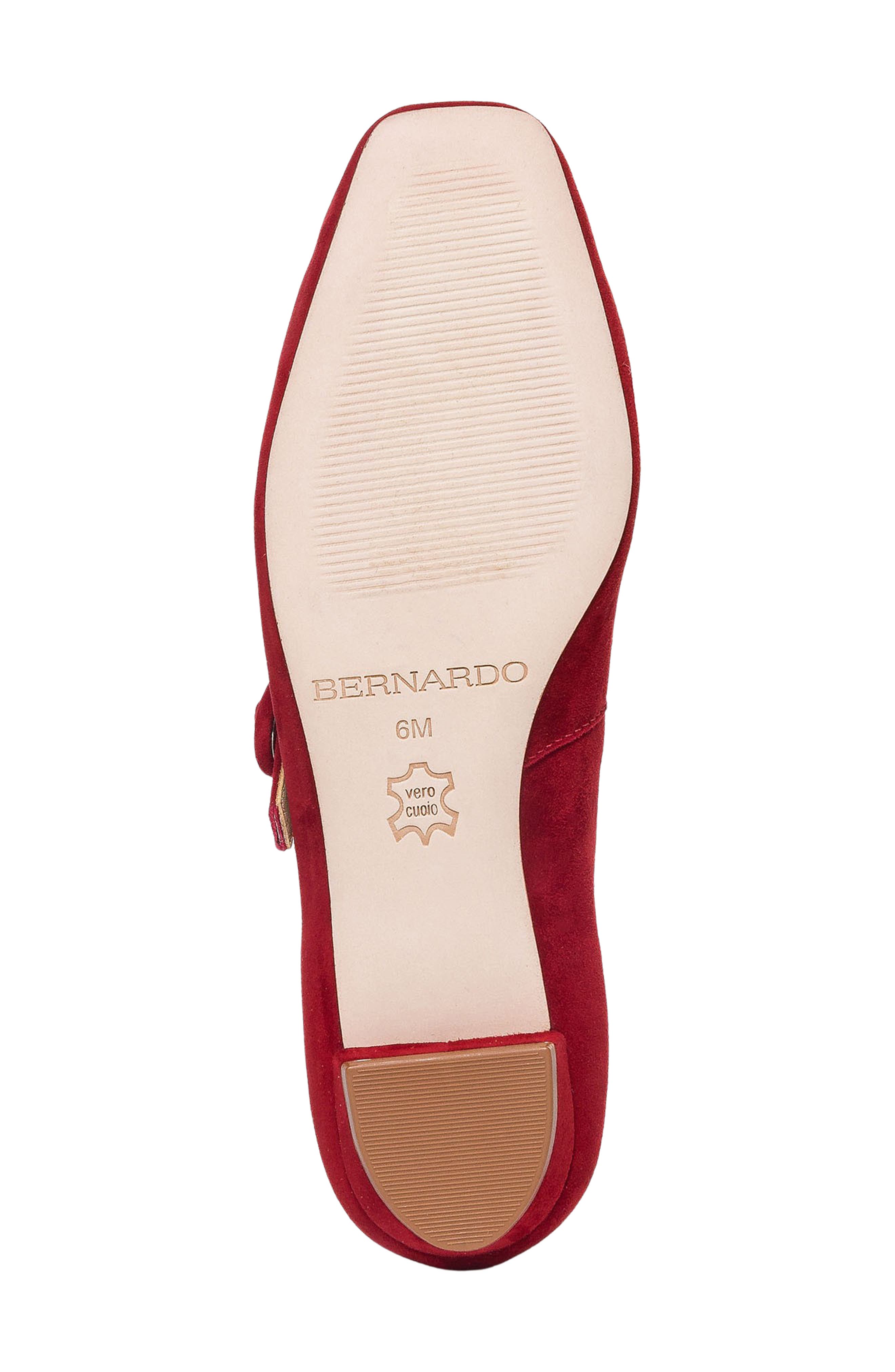 Bernardo Footwear Gabriela Mary Jane, Alternate, color, Dark Red