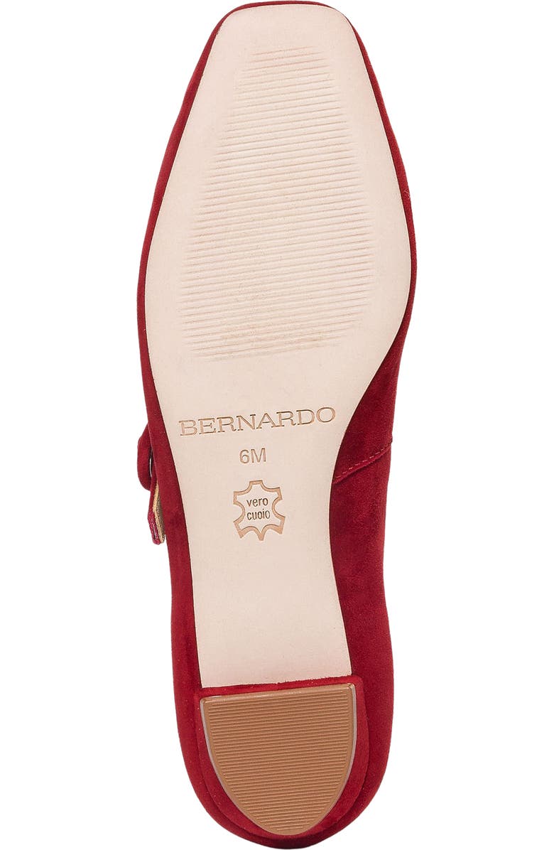 Bernardo Footwear Gabriela Mary Jane, Alternate, color, Dark Red