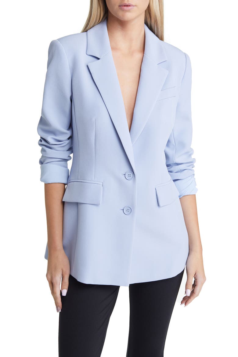 Hourglass Blazer, Main, color, BLUE STORK