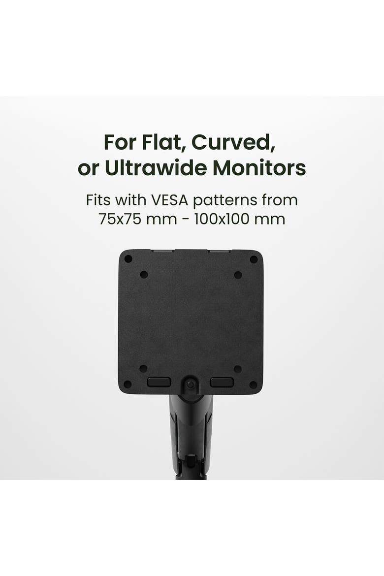DM1 Single Monitor Desktop Mount for 17 - 40 inch Displays, Alternate, color, Black