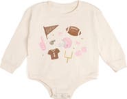 Sweet Wink Game Day Icon Long Sleeve Romper