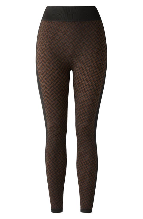 Houndstooth Check Leggings