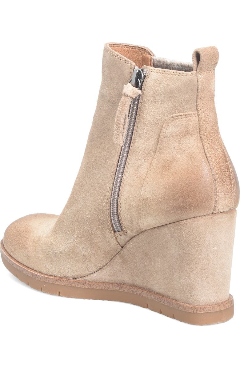 Söfft Monica Wedge Chelsea Boot, Alternate, color, Barley Suede