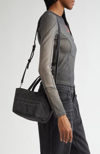 Alexander Wang Small Punch Denim Tote | Nordstrom