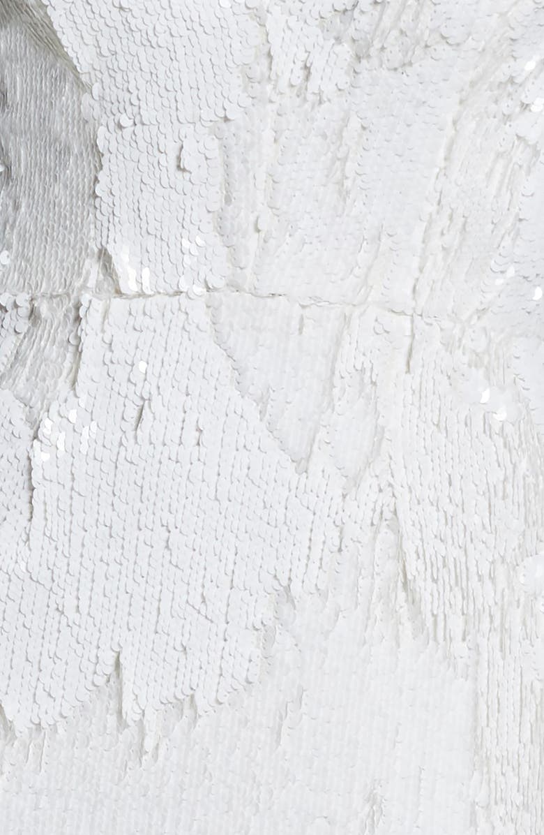 Dress the Population Andy Sequin Strapless Jumpsuit, Alternate, color, 