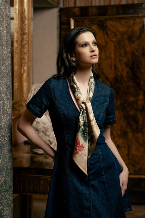 Ornella - Skinny Silk Scarf