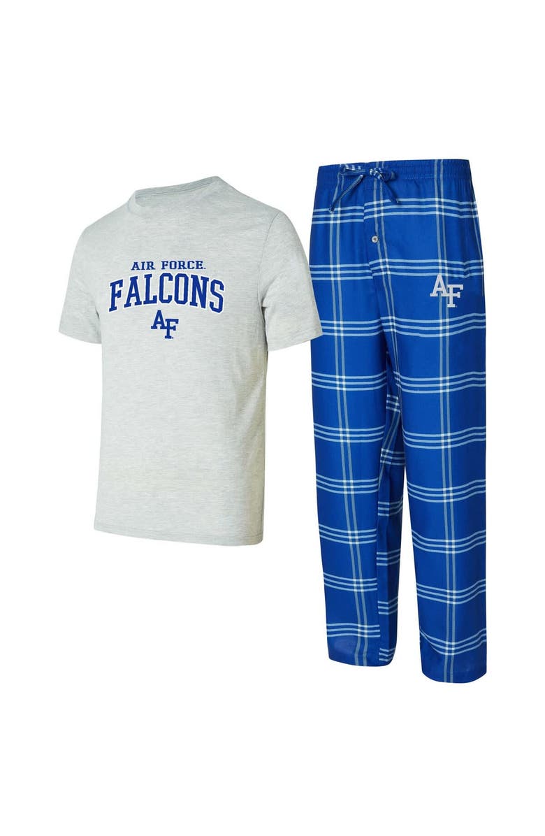 CONCEPTS SPORT Men's Concepts Sport Air Force Falcons T-Shirt & Pants Sleep Set, Main, color, Royal