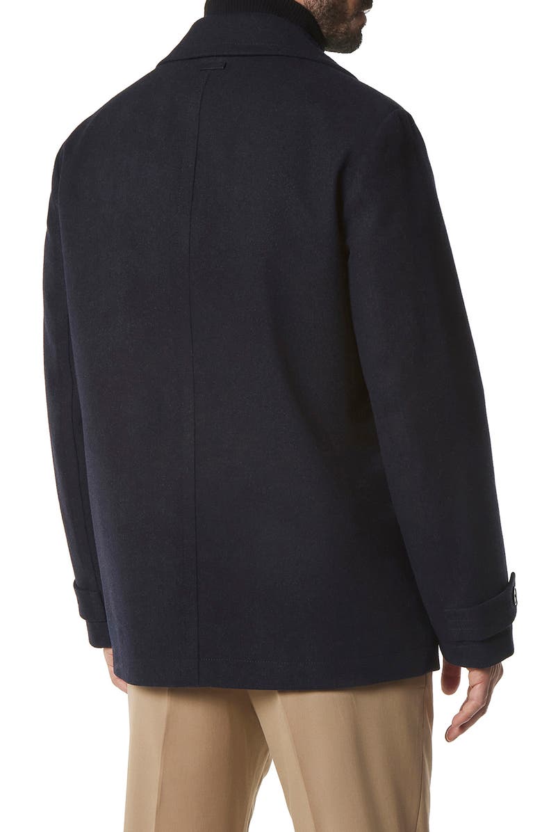 Marc New York Danton Water Resistant Peacoat, Alternate, color, Blue Heather