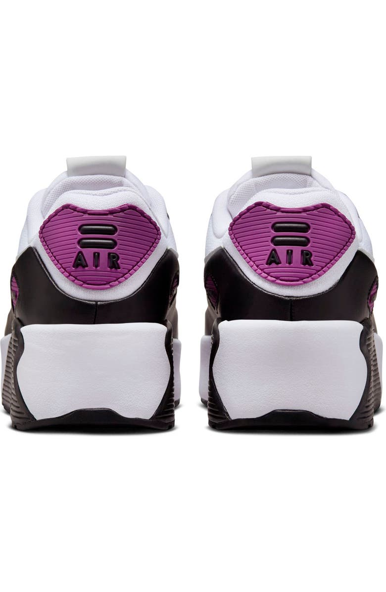 Nike Air Max 90 LV8 Platform Sneaker, Alternate, color, White/ Dust/ Berry/ Grey