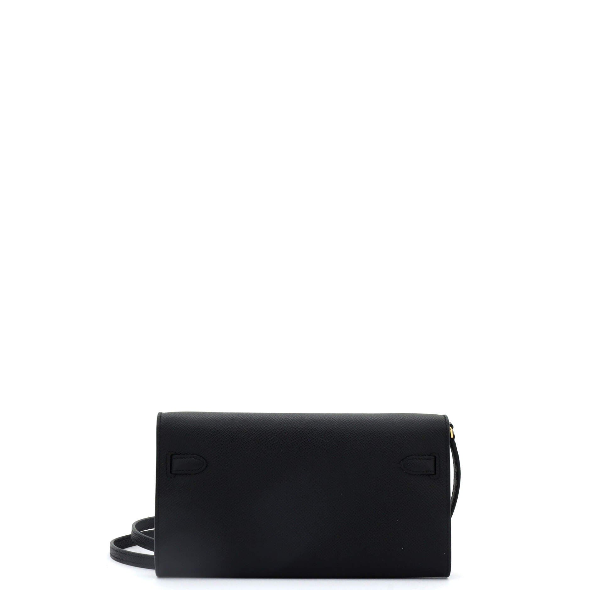 Pre-Owned Hermes Kelly To Go Wallet Epsom, Alternate, color, 