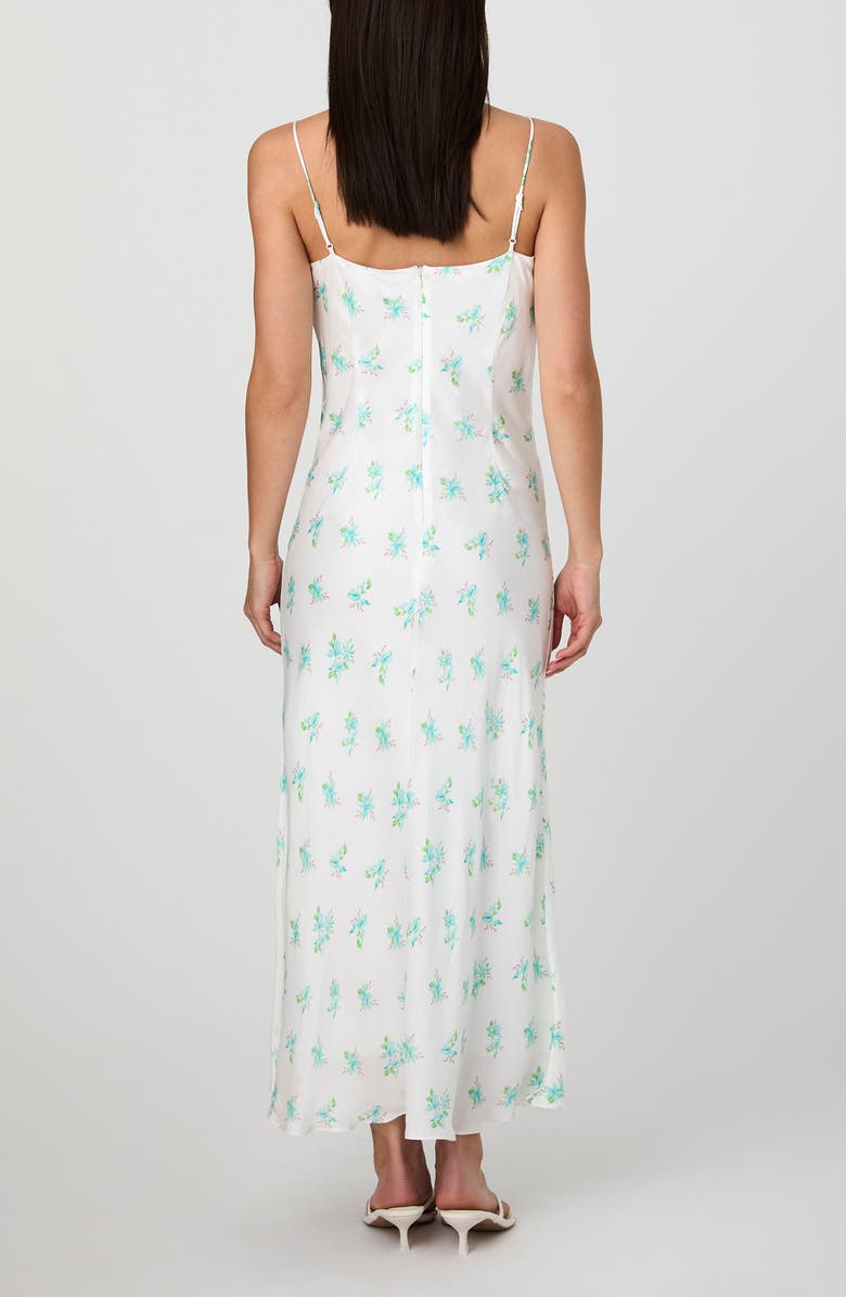 French Connection Anna Fleur Cowl Neck Satin Maxi Slipdress, Alternate, color, 