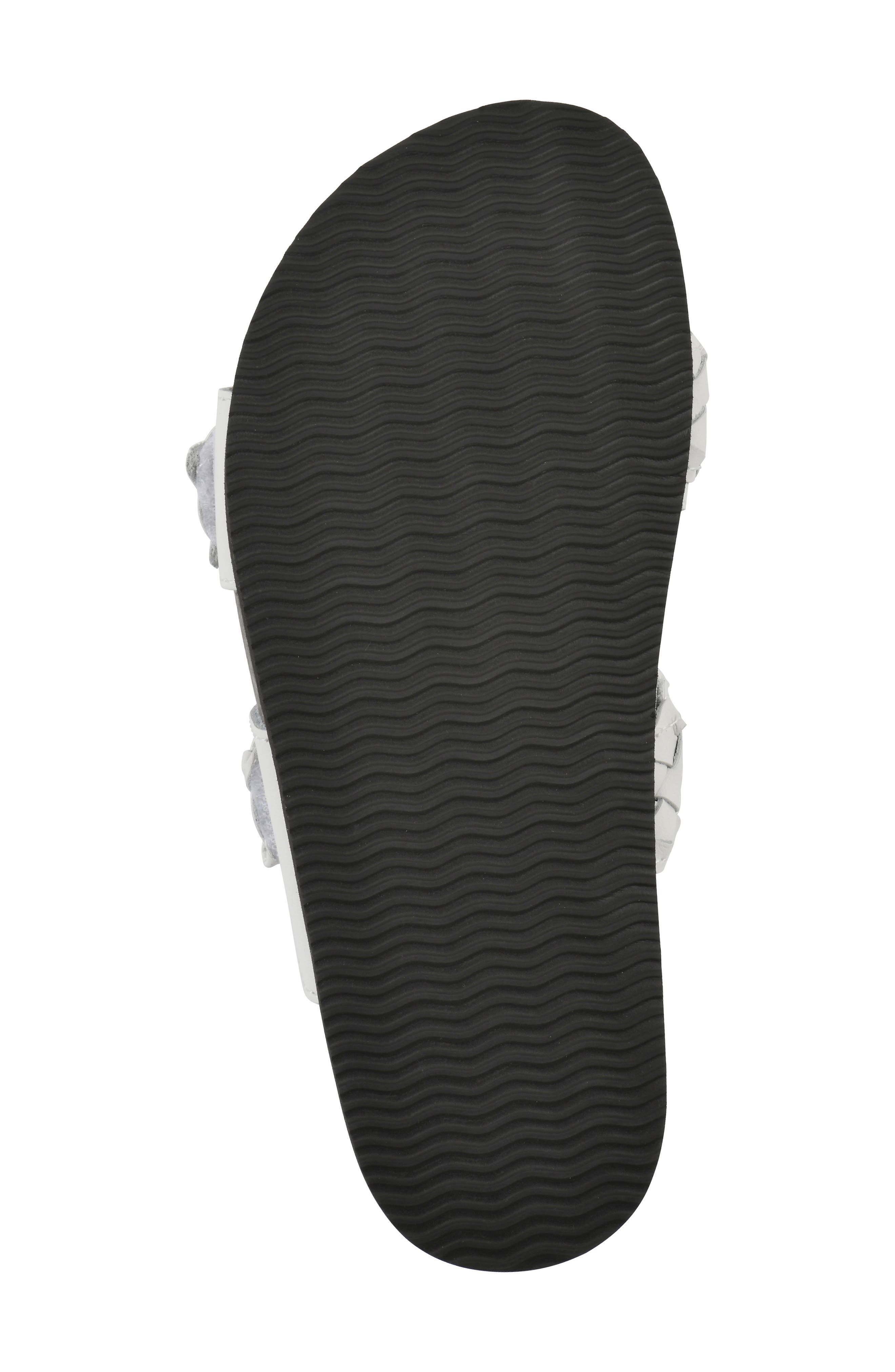 CLIFFS BY WHITE MOUNTAIN Hey Hey Slide Sandal, Alternate, color, White Leather