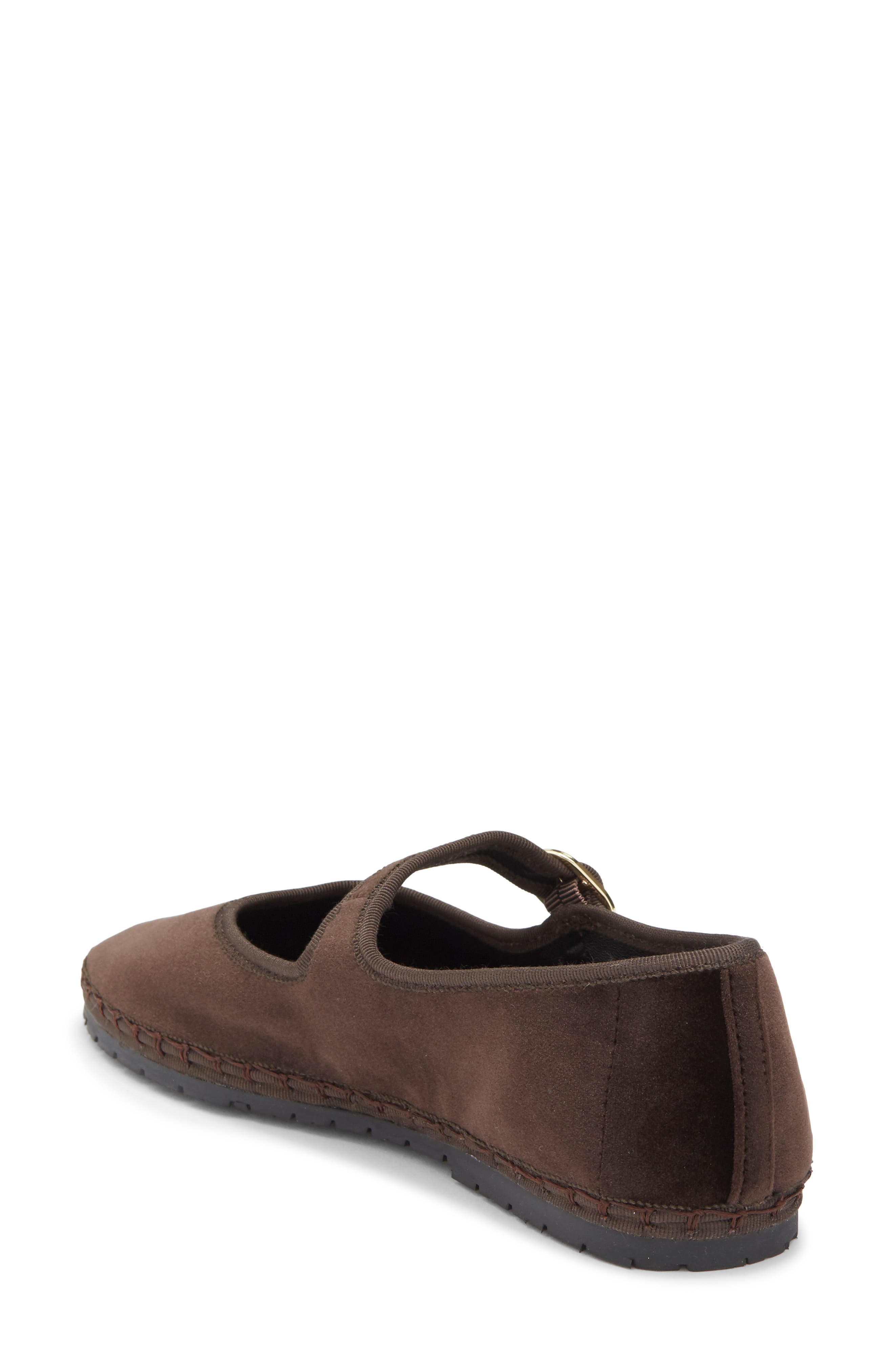 Velma Mary Jane Flat, Alternate, color, BROWN VELVET
