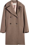 Dries Van Noten Raquel Wool Blend Long Peacoat