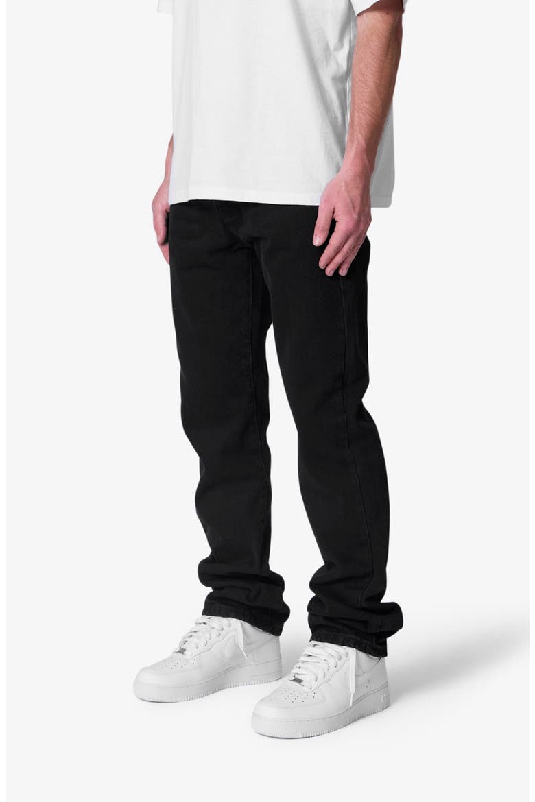 Straight Leg Jeans, Alternate, color, RINSED BLACK